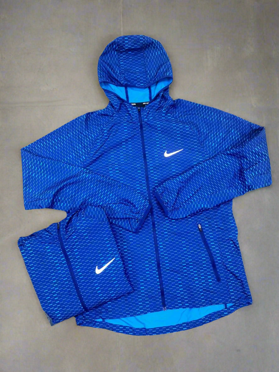 NIKE RARE DIGITAL JACKET - BLUE