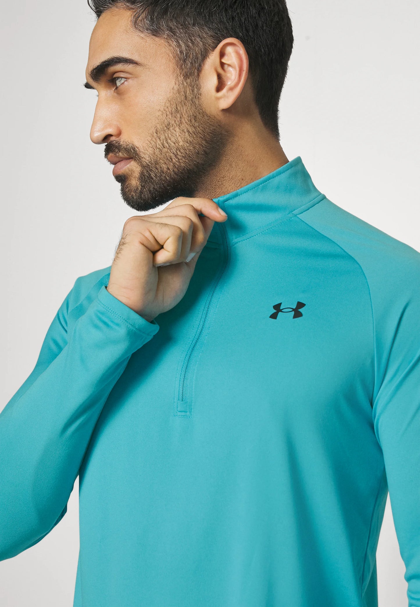 UNDER ARMOUR 1/4 ZIP - GLACIER BLUE