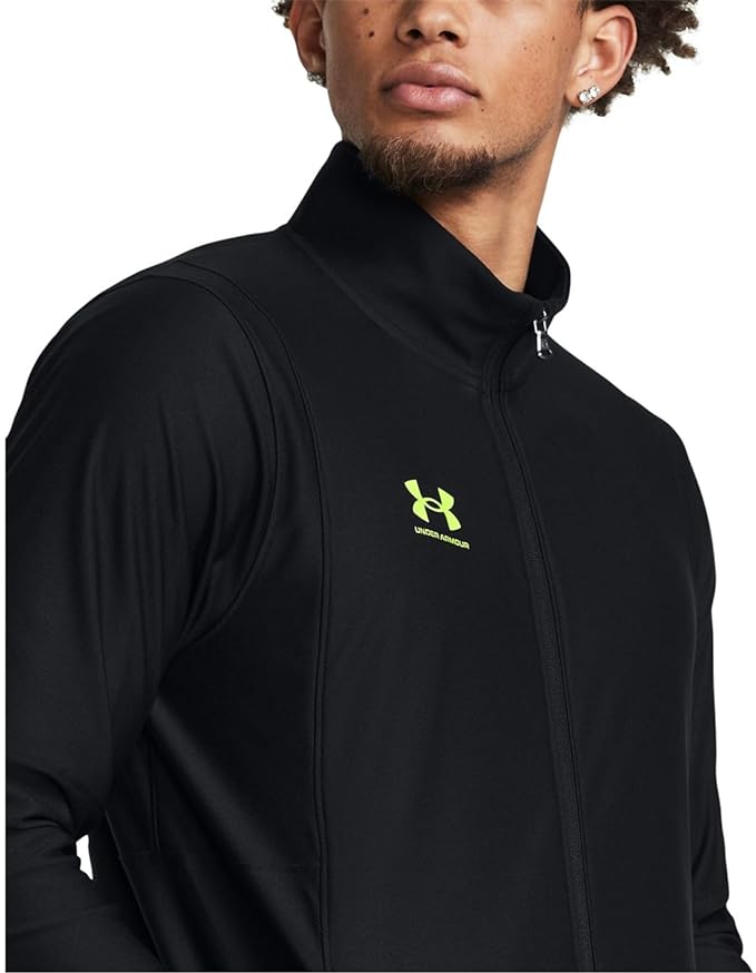 UNDER ARMOUR - BLACK/VOLT POLY TRACKSUIT