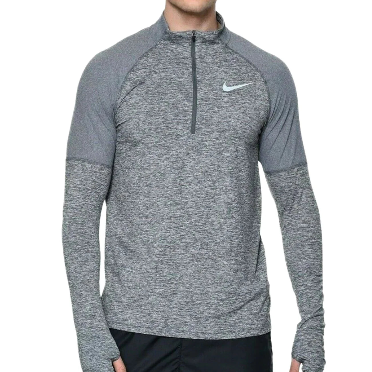 NIKE ELEMENT 2.0 1/4 ZIP - GREY