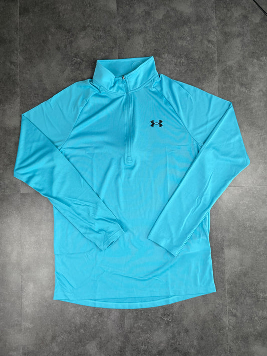 UNDER ARMOUR 1/4 ZIP - GLACIER BLUE