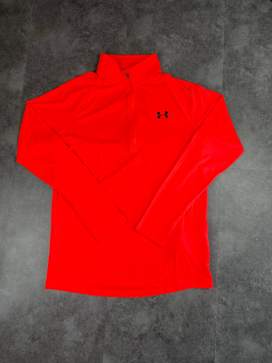 UNDER ARMOUR 1/4 ZIP - CRIMSON