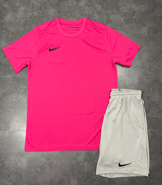 NIKE DRI FIT SET - PINK/GREY