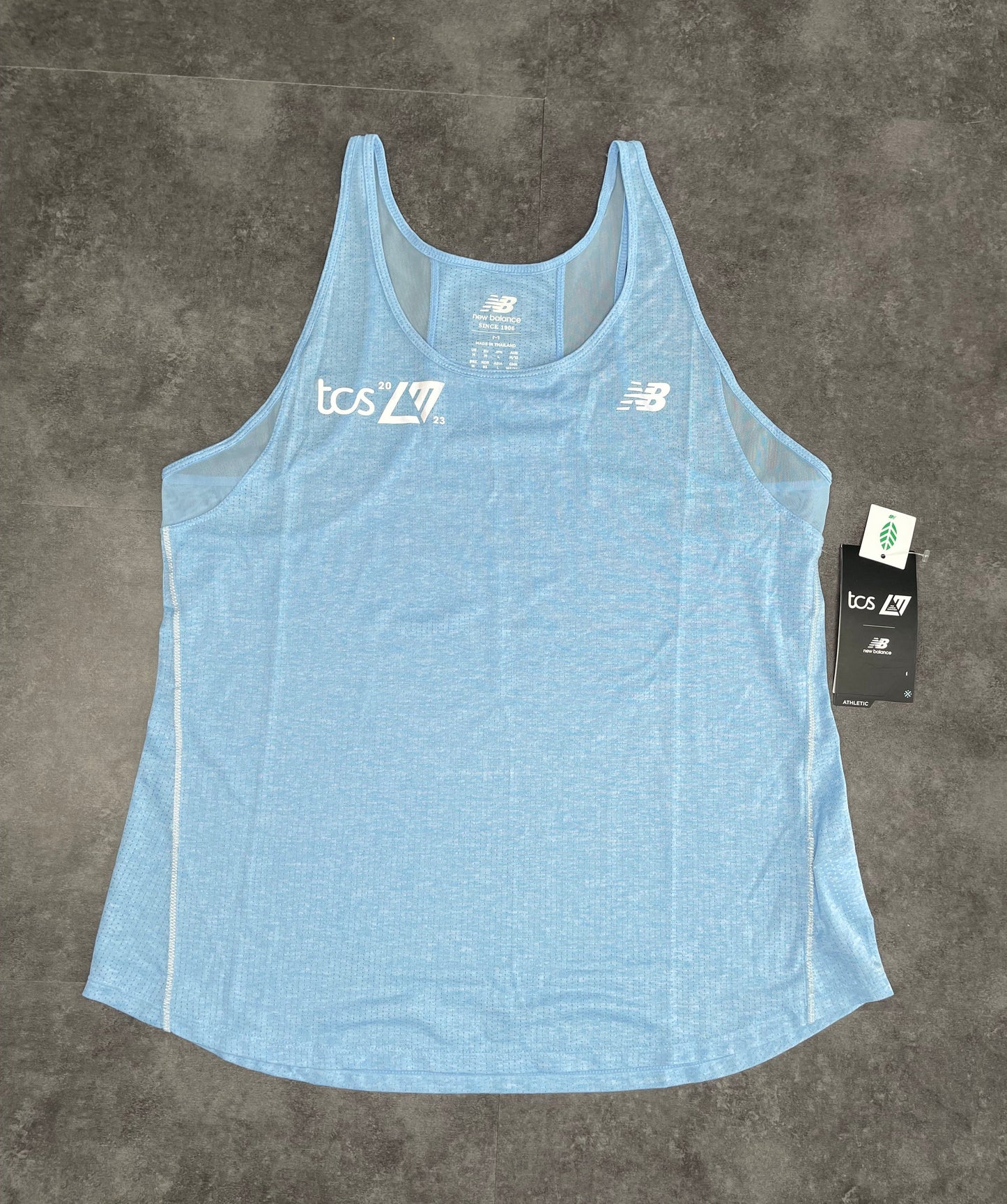 NEW BALANCE WOMENS VEST/5" CYCLING SHORTS SET - SKY BLUE/BLACK