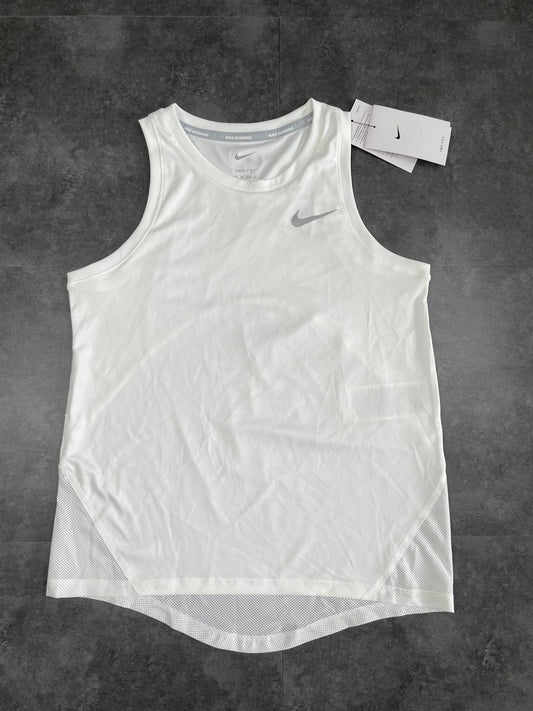 NIKE WOMENS RUNNING VEST - WHITE