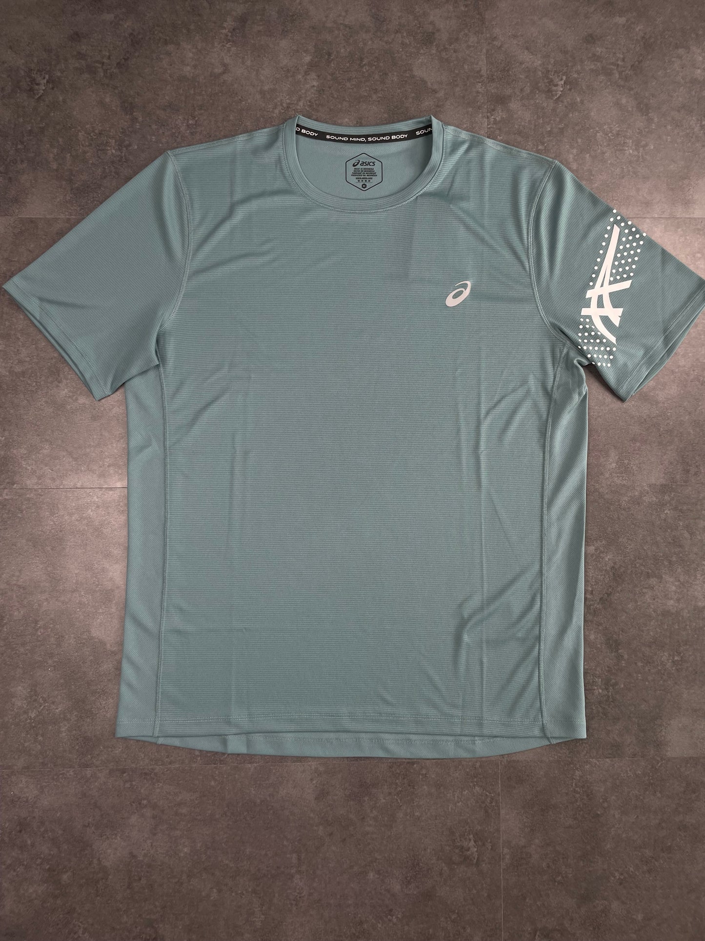 ASICS ICON TEE - FOGGY TEAL