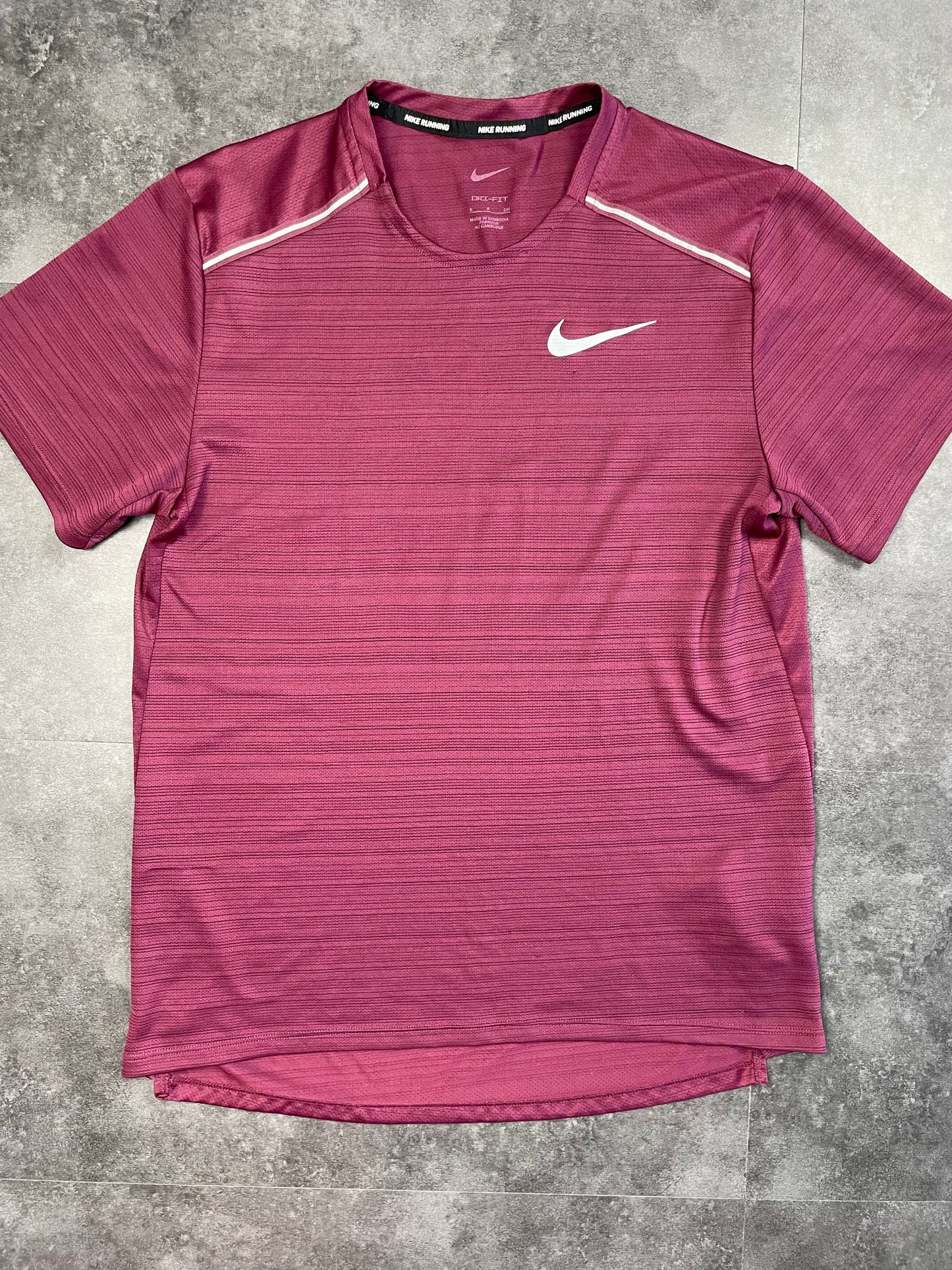 NIKE MILER 1.0 - BURGUNDY