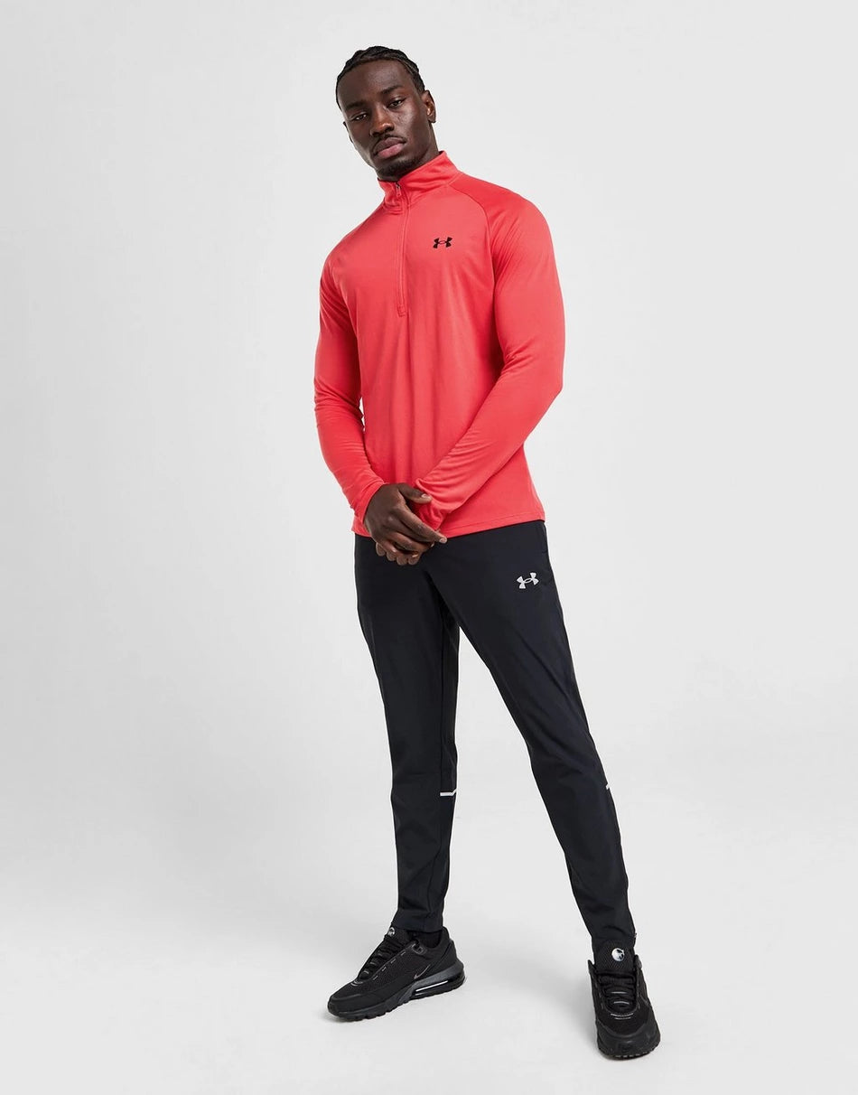 UNDER ARMOUR 1/4 ZIP - CRIMSON